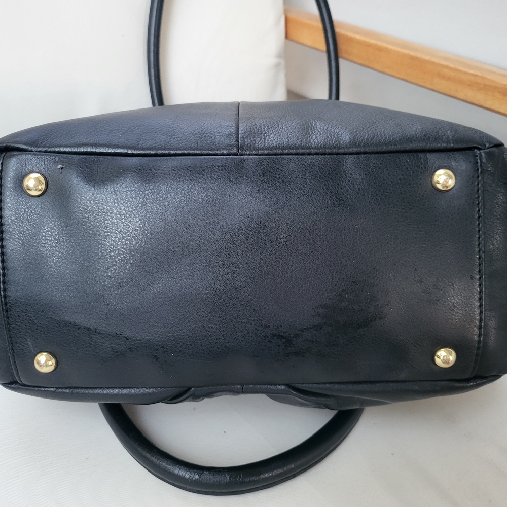Tignanello Black Leather Tote Bag 14 X 5 X 12 - Picture 13 of 14